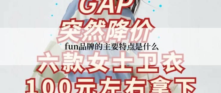  fun品牌的主要特点是什么