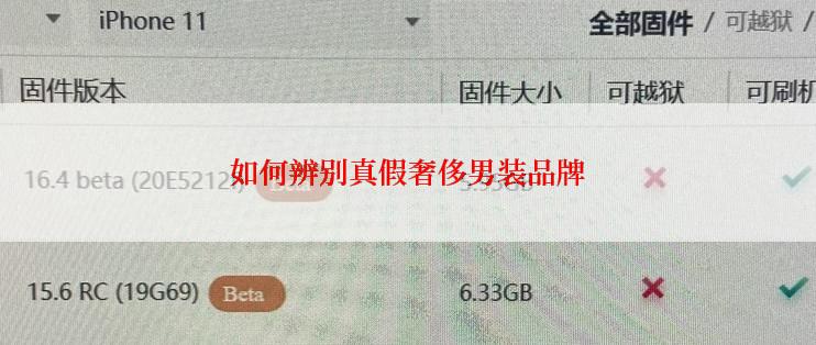 如何辨别真假奢侈男装品牌