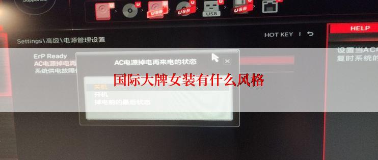 国际大牌女装有什么风格