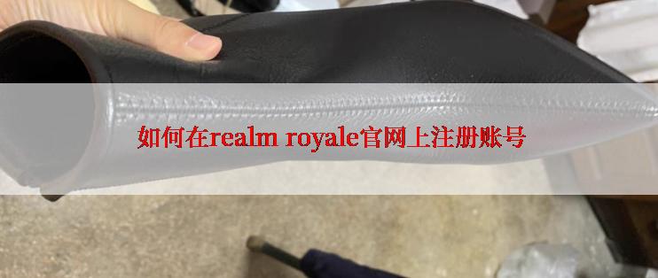  如何在realm royale官网上注册账号