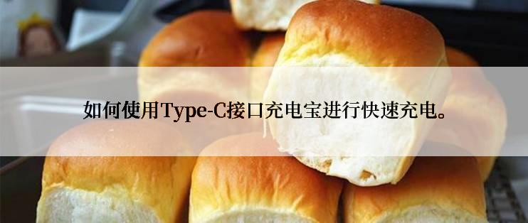 如何使用Type-C接口充电宝进行快速充电。