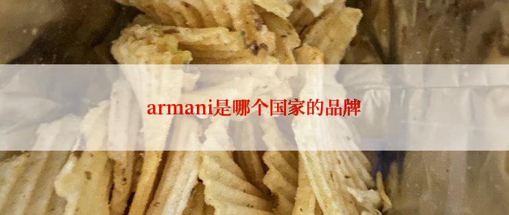 armani是哪个国家的品牌