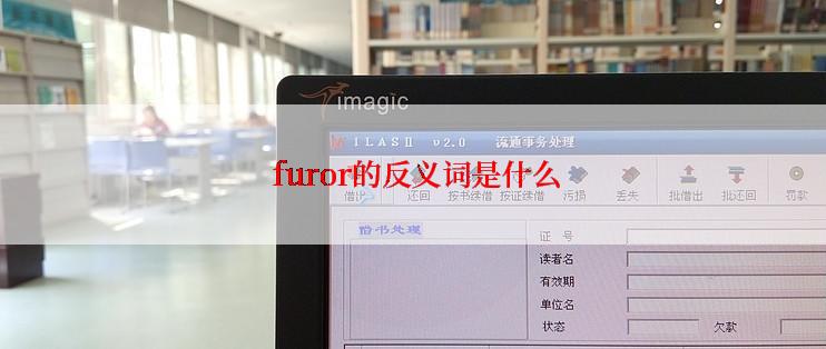  furor的反义词是什么