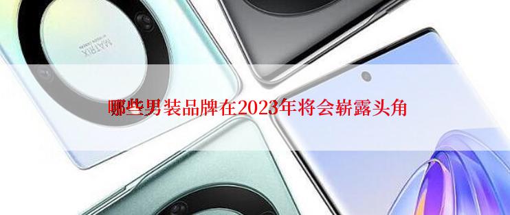  哪些男装品牌在2023年将会崭露头角