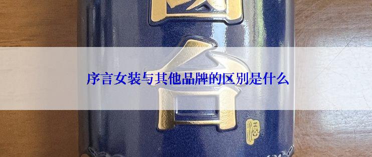  序言女装与其他品牌的区别是什么