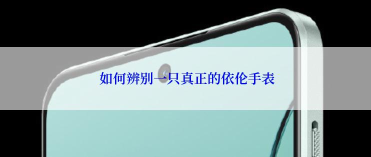  如何辨别一只真正的依伦手表