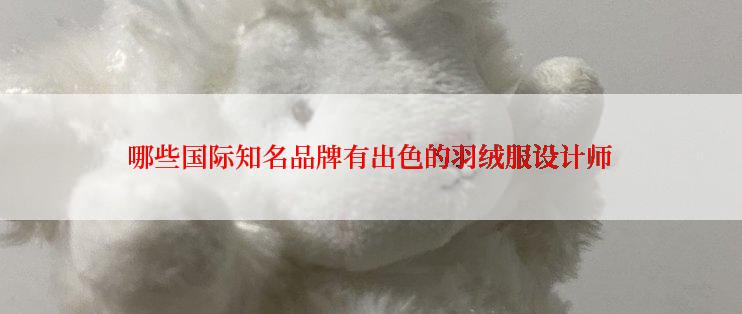 哪些国际知名品牌有出色的羽绒服设计师