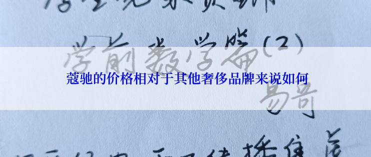  蔻驰的价格相对于其他奢侈品牌来说如何