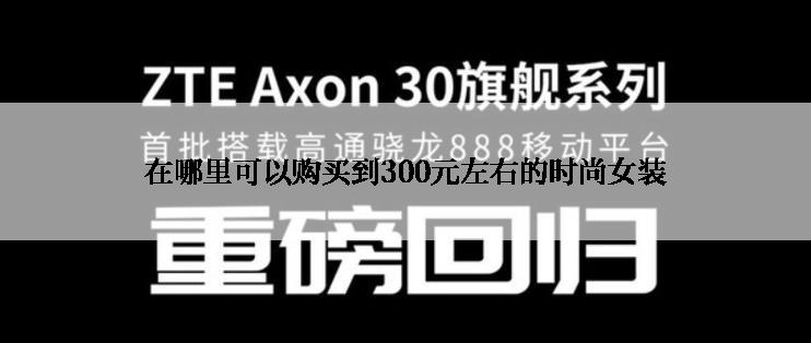 在哪里可以购买到300元左右的时尚女装