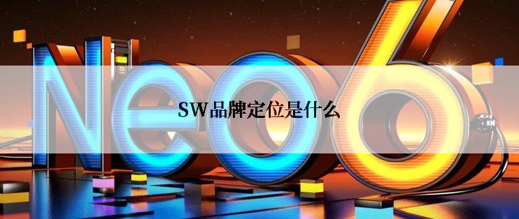 SW品牌定位是什么