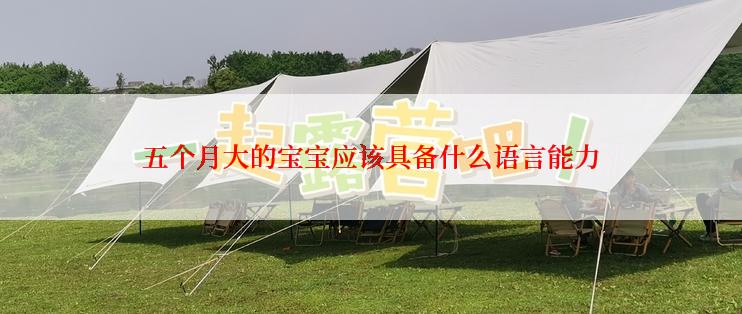 五个月大的宝宝应该具备什么语言能力