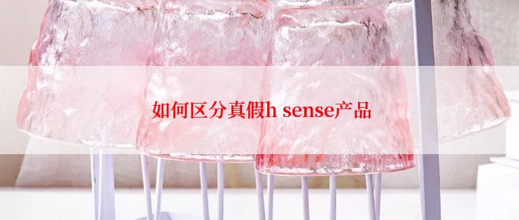  如何区分真假h sense产品