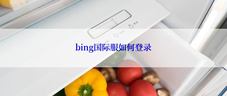 bing国际服如何登录