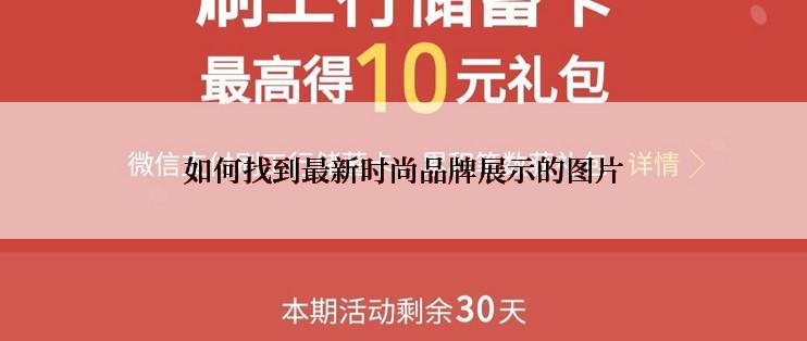 如何找到最新时尚品牌展示的图片