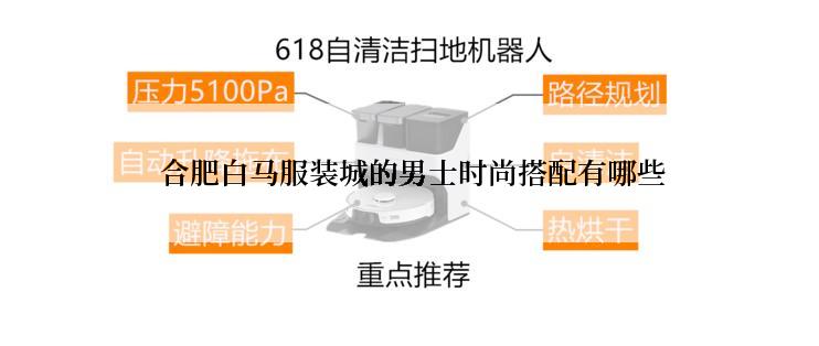  合肥白马服装城的男士时尚搭配有哪些